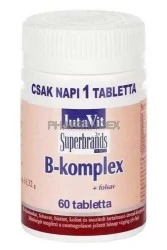 JUTAVIT B-komplex + folsav tabletta B-vitaminokat és folsavat tartalmazó étrend-kiegészítő