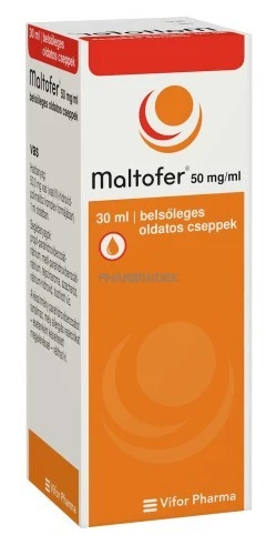 MALTOFER 50 mg/ml belsőleges oldatos cseppek