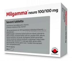MILGAMMA neuro 100/100 mg bevont tabletta