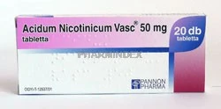 ACIDUM NICOTINICUM VASC 50 mg tabletta