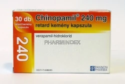 CHINOPAMIL 240 mg retard kemény kapszula