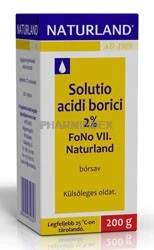 Solutio acidi borici 2% FoNo VII. Naturland