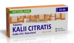 Tabletta kalii citratis FoNo VIII. Naturland
