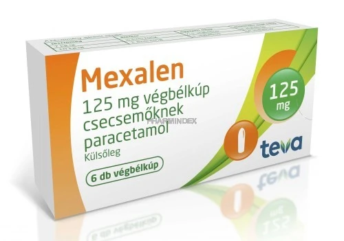 MEXALEN 125 mg végbélkúp csecsemőknek