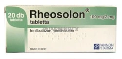 RHEOSOLON 100 mg/2 mg tabletta