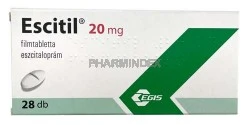 ESCITIL 20 mg filmtabletta
