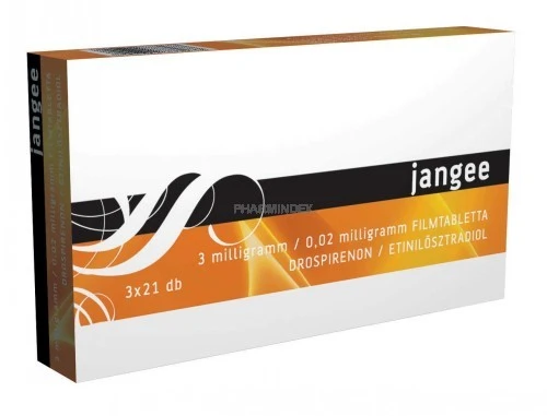 JANGEE 3 mg/0,02 mg filmtabletta