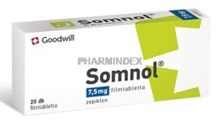 SOMNOL 7,5 mg filmtabletta