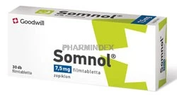 SOMNOL 7,5 mg filmtabletta