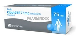CLOPIDEP 75 mg filmtabletta