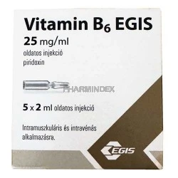 VITAMIN B6 EGIS 25 mg/ml oldatos injekció