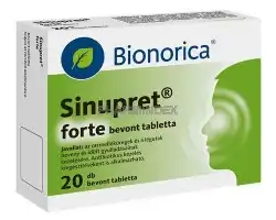 SINUPRET FORTE bevont tabletta