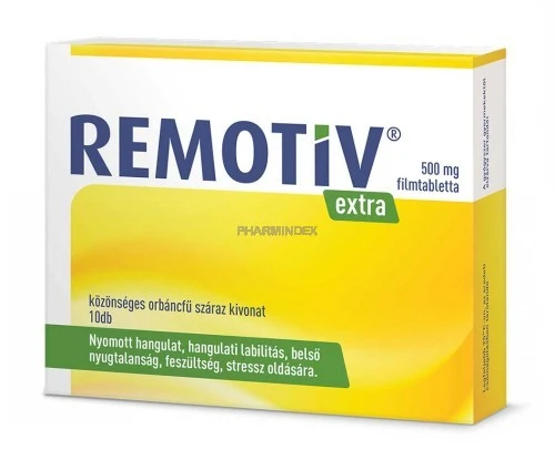 REMOTIV EXTRA 500 mg filmtabletta
