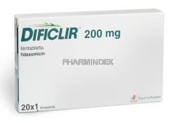 DIFICLIR 200 mg filmtabletta
