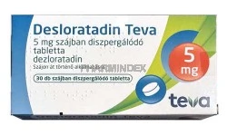 DESLORATADIN TEVA 5 mg szájban diszpergálódó tabletta