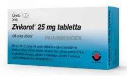 ZINKOROT 25 mg tabletta