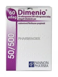 DIMENIO 50 µg/500 µg/adag adagolt inhalációs por