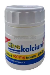CITROKALCIUM 100 mg tabletta
