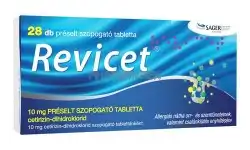 REVICET 10 mg préselt szopogató tabletta