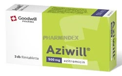 AZIWILL 500 mg filmtabletta