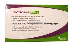 TECFIDERA 120 mg gyomornedv-ellenálló kemény kapszula