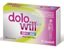 DOLOWILL RAPID 342 mg filmtabletta