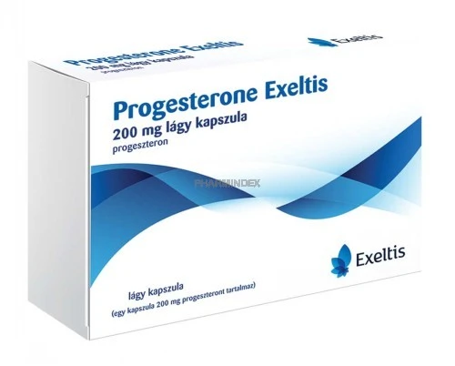 PROGESTERONE EXELTIS 200 mg lágy kapszula