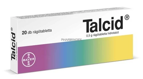 TALCID 0,5 g rágótabletta