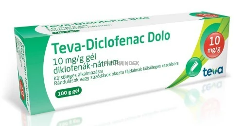 TEVA-DICLOFENAC DOLO 10 mg/g gél