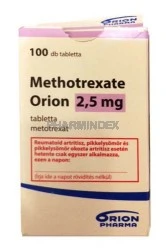 METHOTREXATE ORION 2,5 mg tabletta