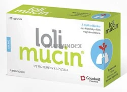 LOLIMUCIN 375 mg kemény kapszula