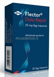 FLECTOR DOLO RAPID 25 mg lágy kapszula