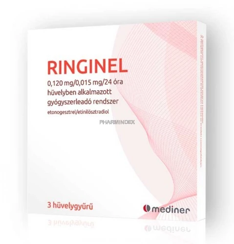 RINGINEL 0,120 mg/0,015 mg/24 óra hüvelyben alkalmazott gyógyszerleadó rendszer