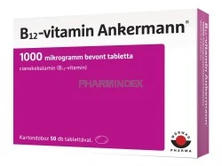 B12-VITAMIN ANKERMANN 1000 µg bevont tabletta