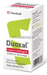 DUOXAL 3 mg/ml + 0,25 mg/ml oldatos fülcsepp