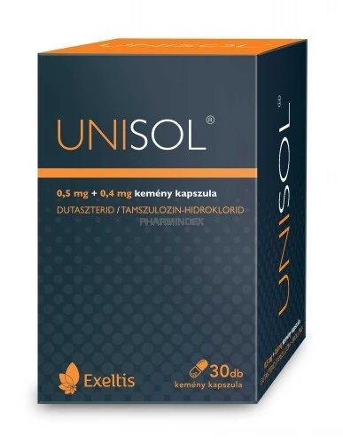 UNISOL 0,5 mg + 0,4 mg kemény kapszula