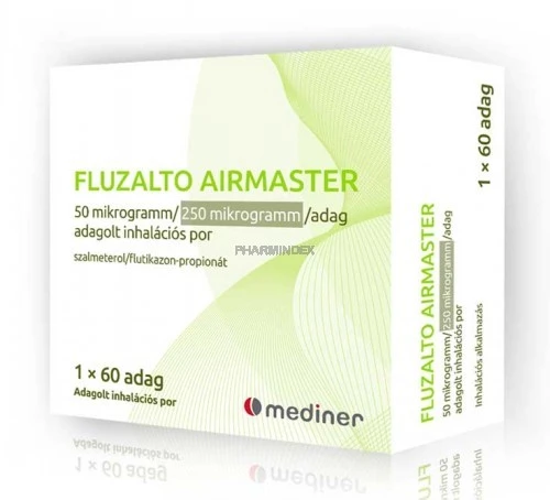 FLUZALTO AIRMASTER 50 µg/250 µg/adag adagolt inhalációs por