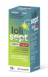 LOLISEPT FORTE 3 mg/ml szájnyálkahártyán alkalmazott spray