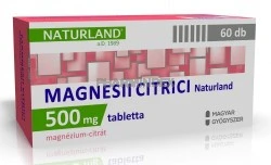 MAGNESII CITRICI NATURLAND 500 mg tabletta