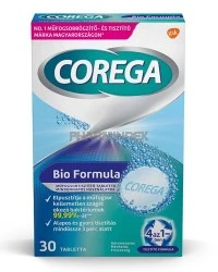 Corega Tabs Bio Formula műfogsor tisztító tabletta