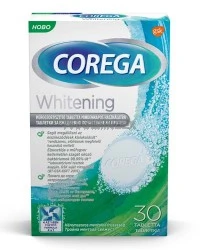 Corega Whitening műfogsortisztító tabletta